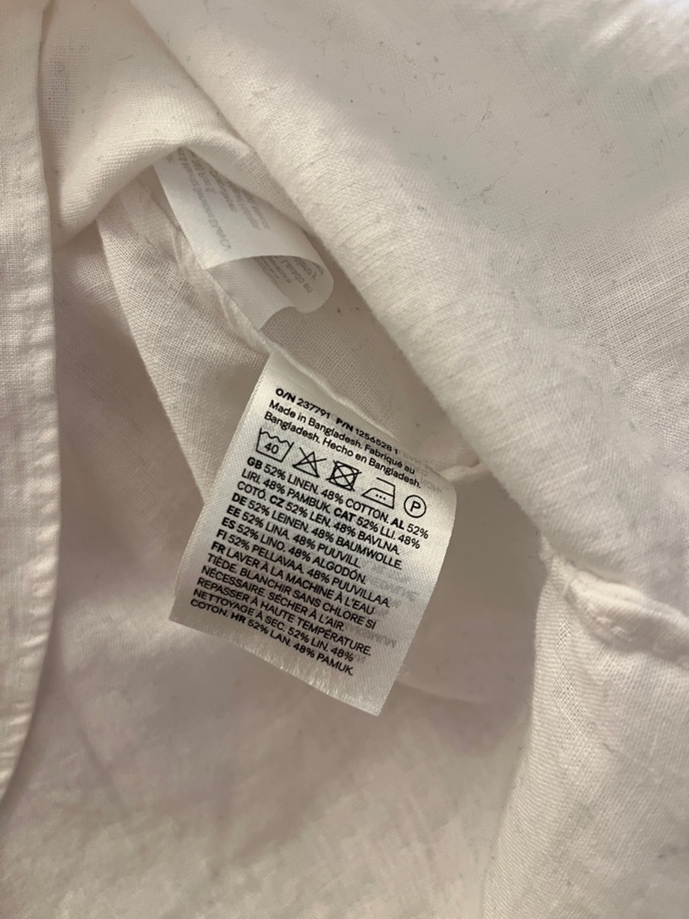 Linen/cotton button down - Picture 4 of 4